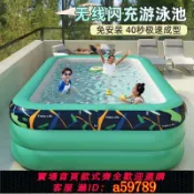 晴光選物 【台灣公司 可打統編】充氣游泳池兒童家用加厚大型成人小孩戲水池可折疊戶外大型水池