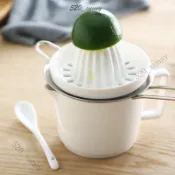 🎉可開發票🎉愛居瓷陶瓷榨汁器手動擠水果檸檬橙子壓汁器寶寶果汁機榨汁杯家用