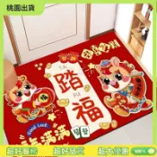 ⭐星柚好物⭐2026馬年地墊入戶門墊新年進門喜慶腳墊子吸水浴室大門口紅色地毯