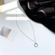 ☆潮品小舖☆TN15 簡約氣質 英文刻字圓環項鍊 項鏈DO WHAT YOU LOVE