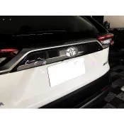 涔峰ＣＦ☆(碳纖紋短)TOYOTA 19年 RAV4 5代 後飾條 後飾板 尾門飾板 行李箱飾板 尾門飾條 後車標飾板