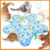 Interactive Cat Toy Automatic Hide and Seek Bird Sound Recha