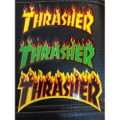 Thrasher 貼紙 Stickers fire logo 貼紙 大火焰