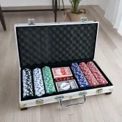 ✨新品熱銷✨ 廠商現貨大量供應 300片11.5克籌碼鋁箱籌碼套裝籌碼片