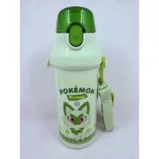 (店+)【Skater】附揹帶 日本2025寶可夢新葉喵抗菌兒童直飲式水壺 480ml (交換禮物 聖誕禮物 PSB5SANAG)
