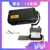 【正品附發票】美國 Cigar Caddy 雪茄盒 外出攜帶盒 雪茄保濕盒(黑色，可放10支)
