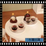 微縮迷你食玩 仿真XO洋酒 酒標餐盤牛排模型 娃娃屋小配件 生日禮物 送小孩 可開發票✅【大同小藝】🔥臺灣出貨🔥