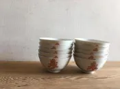 WH18167【四十八號老倉庫】全新 早期 台灣 大同 壽字 碗 飯碗 11.2cm 2碗價【懷舊復古拍片道具】