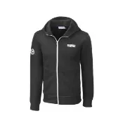 【K-SWISS】運動外套 TW HOODIE JACKET 連帽 拉鍊 男款 黑色 1012503-001
