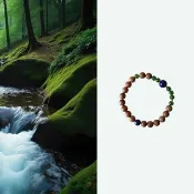 【設計理念_青川石嶺】印度老山檀香單圈手串8mm(送養珠粉/玻璃罐