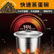 (店+)﹝滑嫩不柴﹞多尺寸316不鏽鋼蒸蛋碗 280ml 440ml 530ml電鍋蒸碗 蒸碗 湯碗 副食品碗 食品級蒸蛋碗