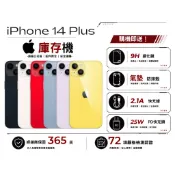 🔥庫存機🔥iPhone 14 Plus 128/256/512 「10倍蝦幣回饋+免運」