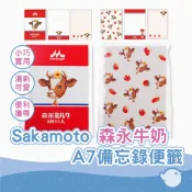 【CHL】Sakamoto 森永牛奶聯名系列 A7備忘錄便籤 草莓 煉乳 共2款 日系文具 素材紙 便簽紙 留言記事