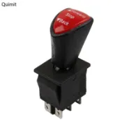 Quim 正反轉 DPDT 6Pin 鎖定滑動翹板開關 KCD4-604-6P