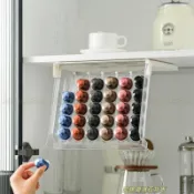 閉眼入家居跨境熱款廠家PET膠囊咖啡架創意雀巢NESPRESSO咖啡收納盒
