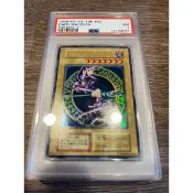 (鑑定卡) PSA7 遊戲王 無標 初期 黑魔導 金字亮面 金亮 鑑定 鑑定卡 青眼白龍 PSA BGS