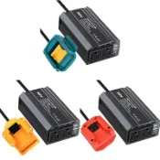 常鴻萬貨行 適用牧田得偉米沃奇18V電動工具電池110V便攜逆變器300W電源20V