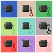 適用於 Anker soundcore Aeroclip 2 耳機套 TPU 防震透明黑色保護耳機軟殼防刮耳機套帶掛繩