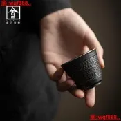 【小新茶具】舍己宜物日式手工跳刀茶杯復古主人杯家用品茗杯功夫茶具聞香杯