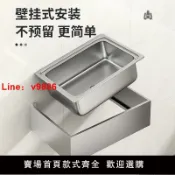 臻選名品 【台灣公司 可開發票】商用廚房洗菜盆304不銹鋼手盆掛墻上帶支架洗碗池家用水槽大單槽