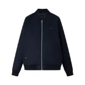 (店+)【TOMMY HILFIGER】Tommy Hilfiger 行政都市防潑水商務棒球飛行棉服外套夾克 男款