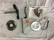 小雲豹125/150 原廠下三角台 前剎車碟盤 方向燈殼 大燈組 前輪心 左離合器拉桿 前煞車卡鉗 哈特佛Hartfor