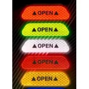 外送 反光貼 警示貼 open車身貼 汽車車門貼 車反光貼紙 自行車反光貼 警示貼 機車反光貼 汽車反光貼