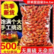 【好萊屋】當季優選 山梔子500g 散裝梔子果茶 泡茶紅梔子果乾黃梔子新貨梔子茶黃枝子炒梔子粉