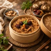 【林聰明沙鍋魚頭】沙鍋八寶米糕450g(嘉義名店 沙鍋菜 米糕 冷凍 油飯)