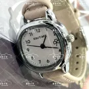 (店+)夜光三葉草高顏值顯白手錶ins高中生簡約小巧百搭學生考試石英錶