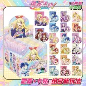 偶像學園週邊✨偶像學園卡片 偶像活動周邊盲抽75MM鐳射高顏值雙閃吧唧徽章含保護套+卡貼