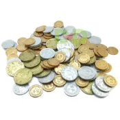 小荳荳 教具 錢幣紙鈔教學組 (商品金額滿百元才出貨)