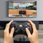 遊戲手把,適用於Xbox 360/PC360,附接收器,遊戲搖桿控制器