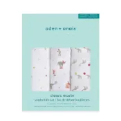 【Aden & Anais】經典方巾3入/大象馬戲團