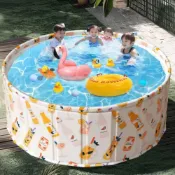 (店+)泳池 免充氣 折疊泳池 游泳池(附戲水組 戲水池  家庭水池 儲水桶 球池  摺疊泳池)