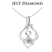 JELY 奇幻 約3分天然真鑽項鍊