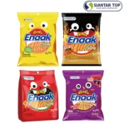 【蝦皮直營】Gemez Enaak 韓式小雞麵 袋裝3入 雞汁/辣味/勁辣/燒烤小包裝 點心 零食 乾麵