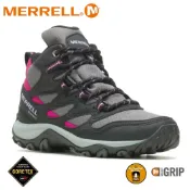 悠遊山水戶外生活館 【MERRELL 美國 女 WEST RIM SPORT MID GORE-TEX登山鞋《黑》】ML037310/健行鞋/健走