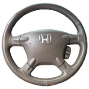 HONDA Diy 定制汽車方向盤套適用於本田 CR-V CRV 2002 2003 2004 2005 2006 汽車