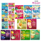 森吉百貨 日本 kasugai 春日井 水果 雷根糖 雷根軟糖 汽水軟糖 糖果 綜合水果 濃厚 葡萄 水蜜桃 水梨