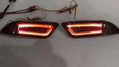 SL光電精品~2015 CAMRY HYBRID 後保桿燈 小燈 LED導光款 煞車 2段式 (燻黑款)