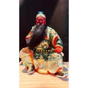 甲辰年 等待奉請 關聖帝君 一尺 托身  台灣氣口 新府城宴王佛具 神尊 三川 錫燈 宴王