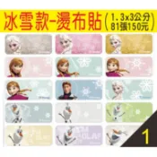 冰雪奇緣款ELSA~ANNA~安娜燙布貼~熨斗貼~可水洗~燙布姓名貼~瑞豐夜市姓名貼紙攤