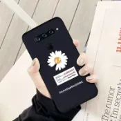 協貿國際日用品生活9館 LG V40小雛菊手機套V40 ThinQ保護殼防摔硅膠新款微磨砂軟殼潮牌