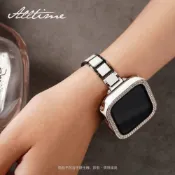 【AllTime】H型陶瓷拼鋼細版 Apple watch通用錶帶 Ultra SE S11 S10 S9 S8 S7