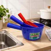 (店+)【Easygoo 輕鬆】耐撞擊水杓3種尺寸可選｜塑膠水瓢 水勺 水杓 舀水勺 長柄水瓢 浴室水勺 大容量水瓢 小中大尺寸【輕鬆購五金百貨】