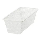 【IKEA 宜家家居】JONAXEL 網籃, 白色, 25x51x15 公分