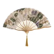 『百貨屋二號』古風折扇中國風新中式夏天隨身攜帶可折疊小扇子