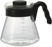 良鎂咖啡烘焙批發 Hario VCS-02B 黑色微波耐熱咖啡壺/700ml