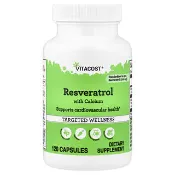 【iHerb】Vitacost, Resveratrol With Calcium, 120 Capsules